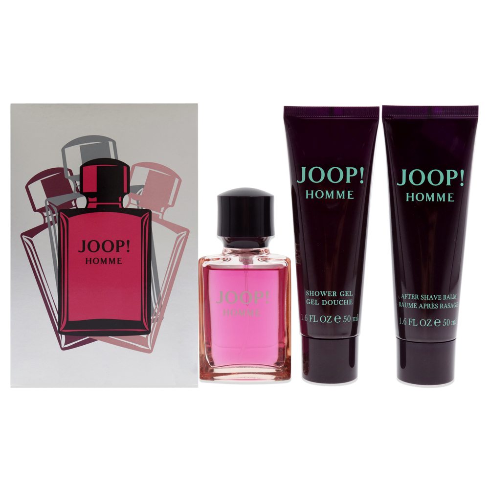 Joop BY Joop 3 Pc Set 1oz EDT Spray, 1.6oz Shower Gel, 1.6oz After Shave Balm